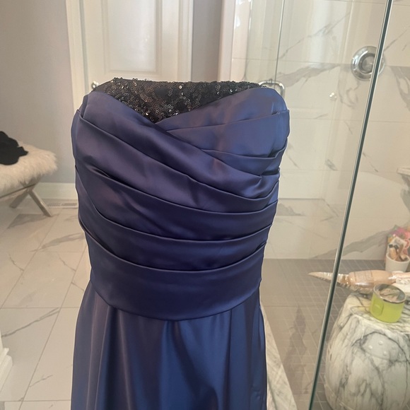 COPY - Ralph Lauren evening, blue bustiers, formal gown, size 6 - Picture 10 of 17